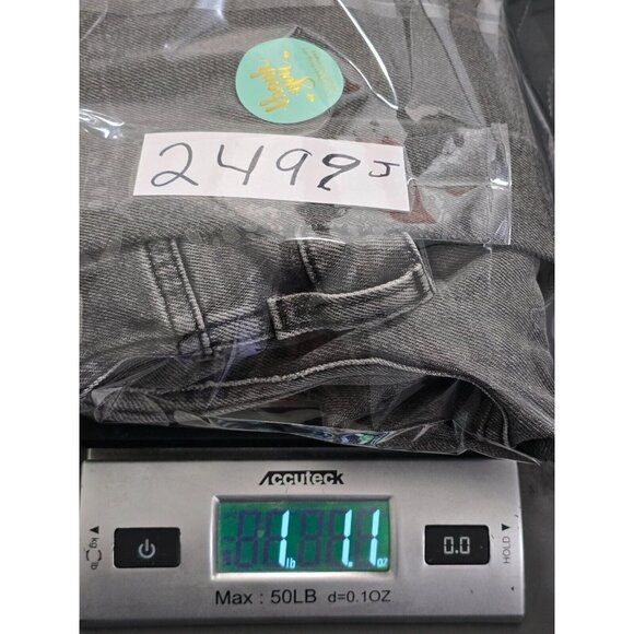 Saint Laurent Womens Gray‎ Distressed Denim Skinny Jeans D05 W/SK MW Size 28 - Picture 10 of 10